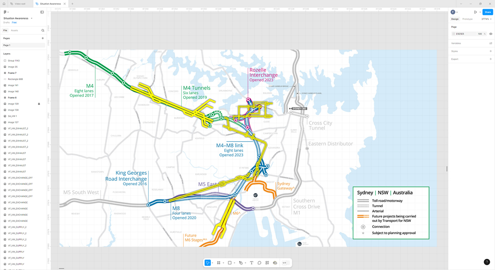 Road Layout Map